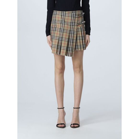 Burberry - Woman - Beige - Skirt main image 0